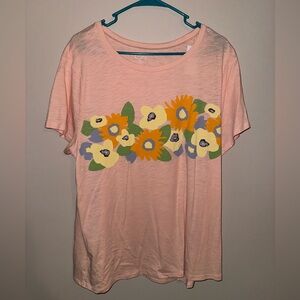 Loft sheer short sleeve tee NWT SZ xxl